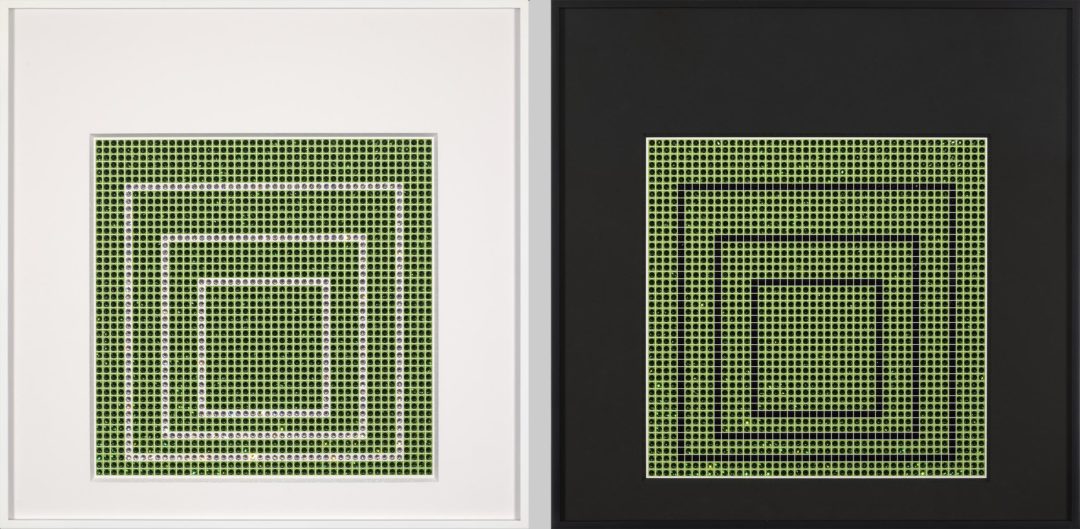 Homage Squared - Lines (green)