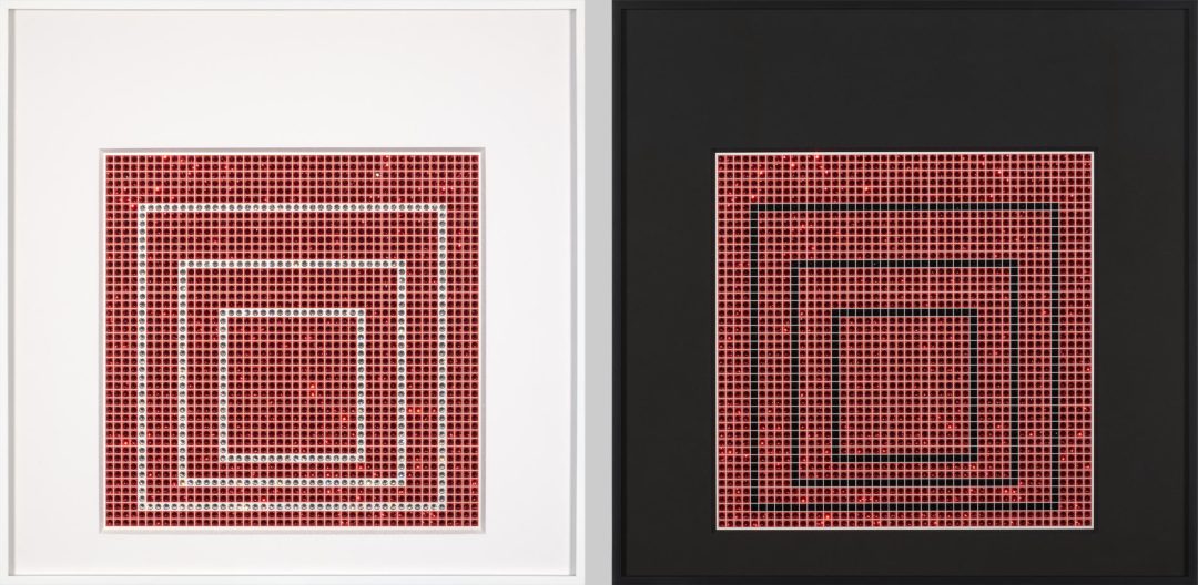 Homage Squared - Lines (red)